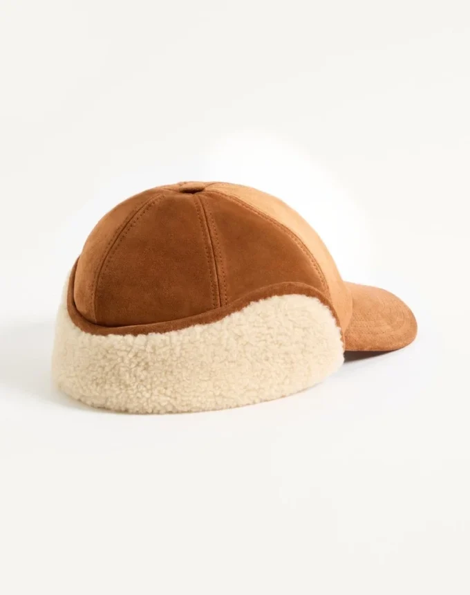 Casquette de baseball Valentino Garavani Vlogo Signature en daim et peau de mouton Casquette de baseball Valentino Garavani Vlogo Signature en daim et peau de mouton