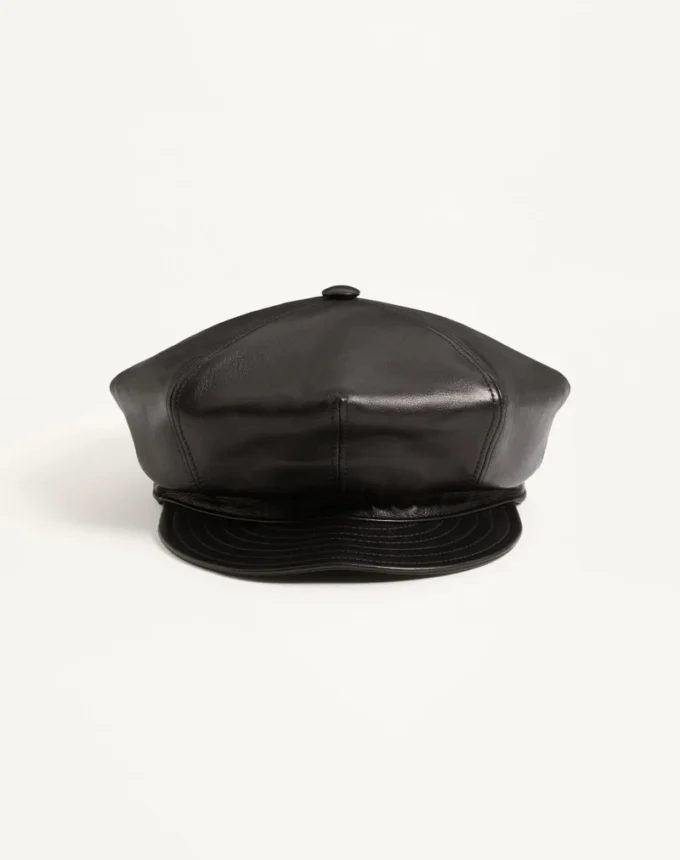 Casquette en cuir Vlogo Signature Valentino Garavani Casquette en cuir Vlogo Signature Valentino Garavani