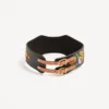 Ceinture en cuir avec broderie à motif floral 95 mm Ceinture en cuir avec broderie à motif floral 95 mm