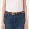 Ceinture en cuir de veau Vlogo Signature 20 mm Ceinture en cuir de veau Vlogo Signature 20 mm