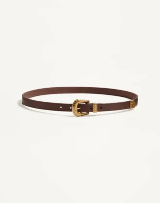 Ceinture en cuir de veau Vlogo Signature 20 mm