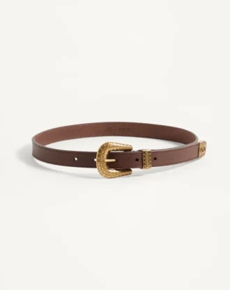 Ceinture en cuir de veau Vlogo Signature 20 mm