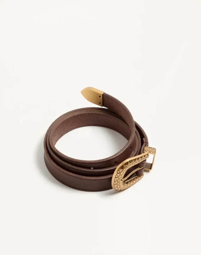 Ceinture en cuir de veau Vlogo Signature 20 mm Ceinture en cuir de veau Vlogo Signature 20 mm