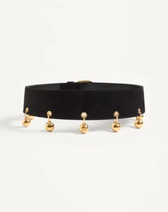 Ceinture en daim Vlogo Signature 65 mm