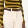 Ceinture Flaneuse en daim 30 mm