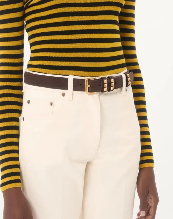 Ceinture Flaneuse en daim 30 mm