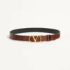 Ceinture réversible en cuir de veau brillant 30 mm Ceinture réversible en cuir de veau brillant 30 mm
