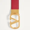 Ceinture réversible en cuir de veau brillant VLogo Signature – 30 mm / 1,2 pouces Ceinture réversible en cuir de veau brillant VLogo Signature – 30 mm / 1,2 pouces