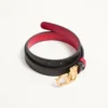 Ceinture réversible VLogo Signature en cuir de veau brillant – 20 mm / 1,2 pouces Ceinture réversible VLogo Signature en cuir de veau brillant – 20 mm / 1,2 pouces