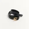 Ceinture Signature Vlogo en cuir de veau brillant 25 mm Ceinture Signature Vlogo en cuir de veau brillant 25 mm