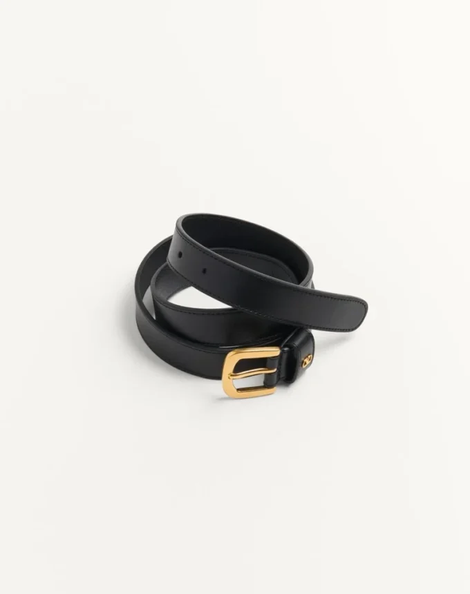 Ceinture Signature Vlogo en cuir de veau brillant 25 mm Ceinture Signature Vlogo en cuir de veau brillant 25 mm