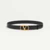 Ceinture Vlogo Signature en crocodile 30 mm