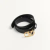 Ceinture Vlogo Signature en crocodile 30 mm