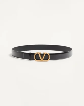 Ceinture VLogo Signature en cuir de veau