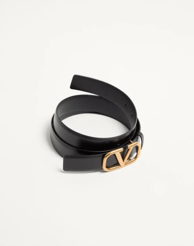 Ceinture VLogo Signature en cuir de veau