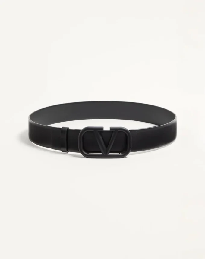 Ceinture VLogo Signature en cuir de veau