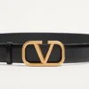 Ceinture VLogo Signature en cuir de veau