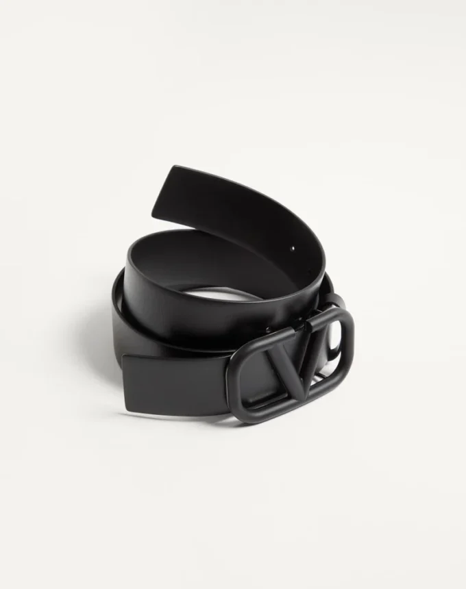 Ceinture VLogo Signature en cuir de veau