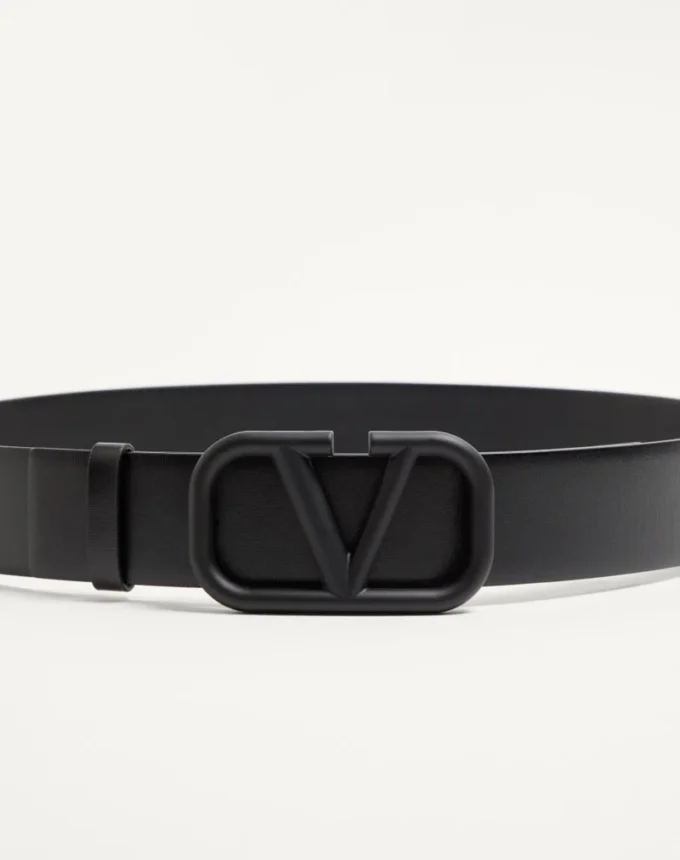 Ceinture VLogo Signature en cuir de veau