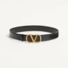 Ceinture Vlogo Signature en cuir de veau 40 mm