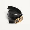 Ceinture Vlogo Signature en cuir de veau 40 mm