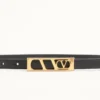 Ceinture VLogo Signature en cuir de veau brillant 15 mm Ceinture VLogo Signature en cuir de veau brillant 15 mm
