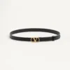 Ceinture Vlogo Signature en cuir de veau brillant 20 mm Ceinture Vlogo Signature en cuir de veau brillant 20 mm