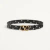 Ceinture VLogo Signature en cuir de veau brillant 30 mm