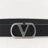 Ceinture Vlogo Signature en cuir de veau brillant 30 mm Ceinture Vlogo Signature en cuir de veau brillant 30 mm