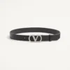 Ceinture VLogo Signature en cuir de veau brillant avec cristaux 30 mm Ceinture VLogo Signature en cuir de veau brillant avec cristaux 30 mm