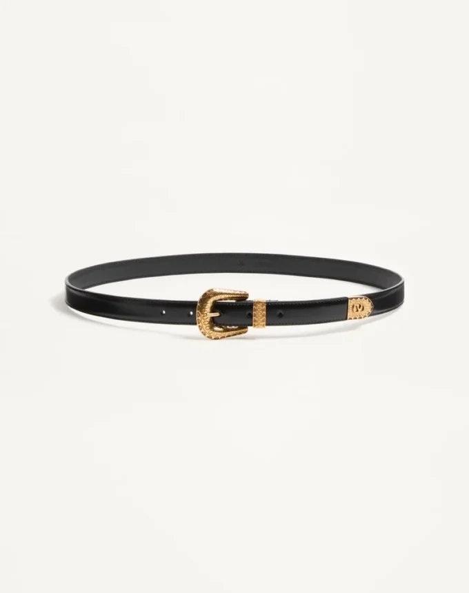 Ceinture Vlogo Signature en cuir de veau brossé 20 mm Ceinture Vlogo Signature en cuir de veau brossé 20 mm