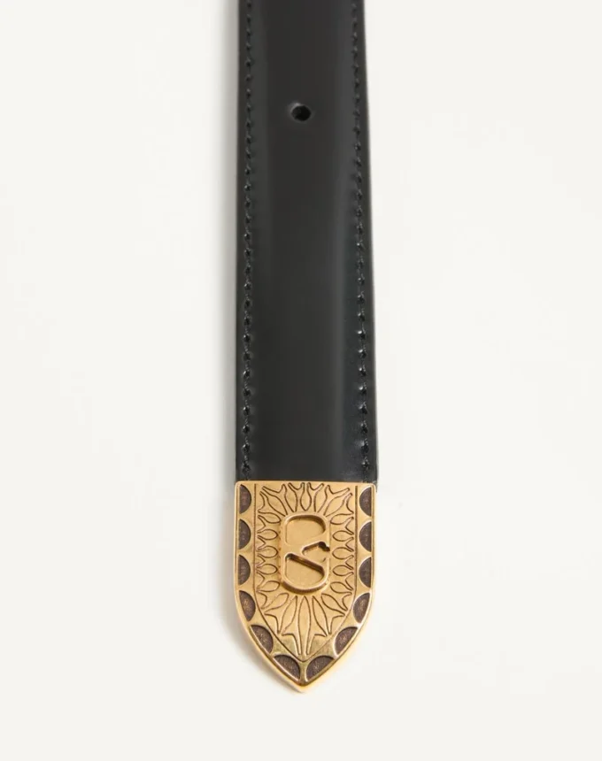 Ceinture Vlogo Signature en cuir de veau brossé 20 mm Ceinture Vlogo Signature en cuir de veau brossé 20 mm