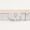 Ceinture VLogo Signature en cuir de veau laminé 30 mm Ceinture VLogo Signature en cuir de veau laminé 30 mm