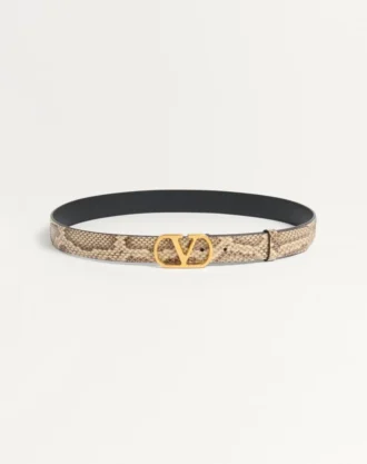Ceinture Vlogo Signature en python 30 mm Ceinture Vlogo Signature en python 30 mm