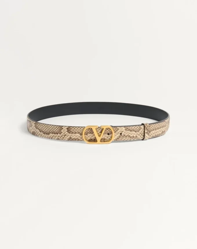 Ceinture Vlogo Signature en python 30 mm