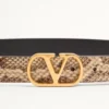 Ceinture Vlogo Signature en python 30 mm