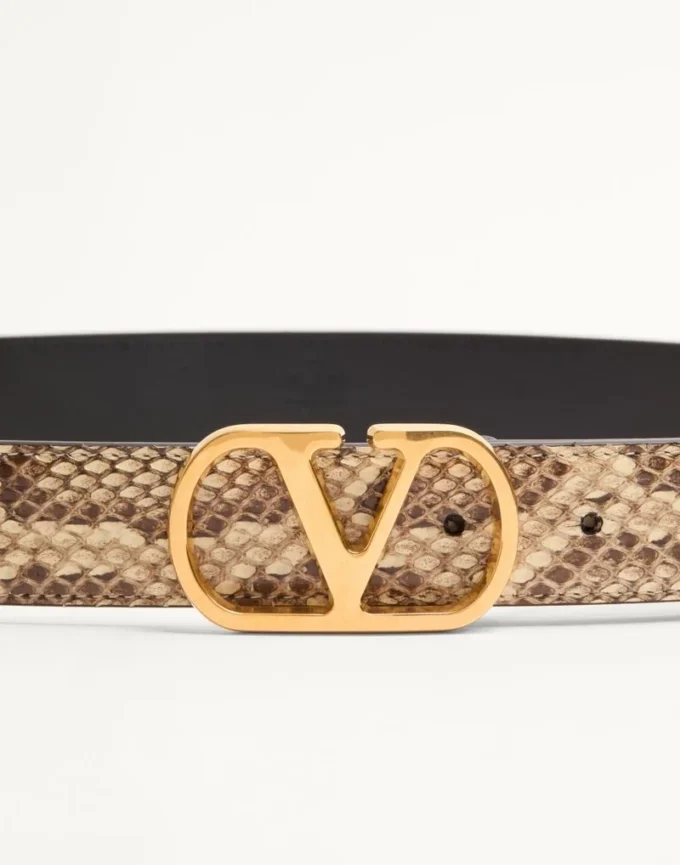 Ceinture Vlogo Signature en python 30 mm