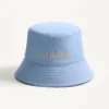 Chapeau bob en denim brodé Chez Valentino