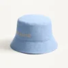 Chapeau bob en denim brodé Chez Valentino