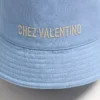 Chapeau bob en denim brodé Chez Valentino