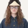 Chapeau bob Vlogo Signature en panama avec nœud en satin Chapeau bob Vlogo Signature en panama avec nœud en satin