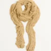 Écharpe en lurex tricoté