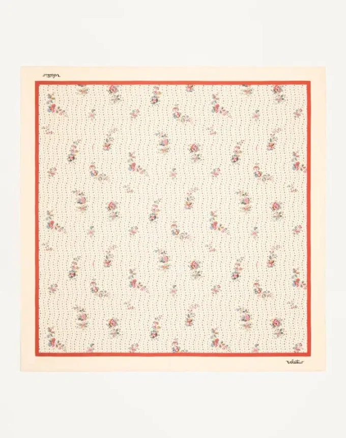 Écharpe en soie Papier Floreal