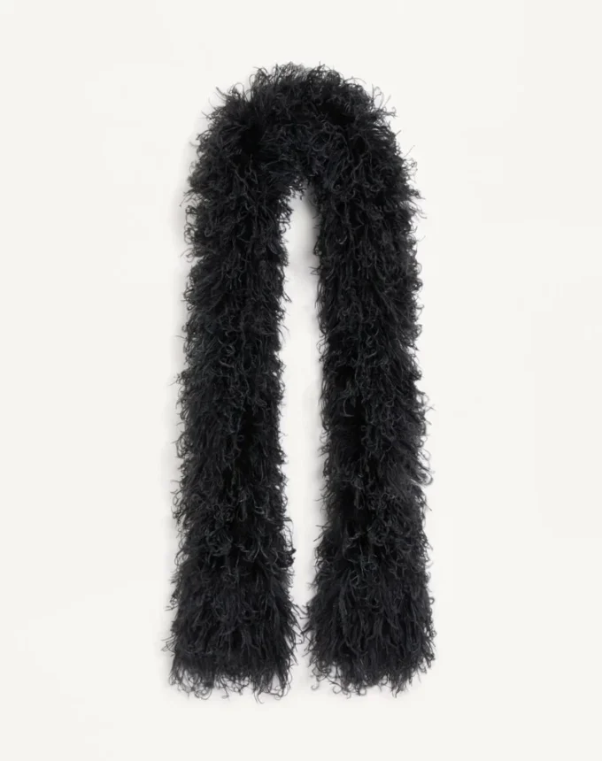 Écharpe Valentino en plumes d&rsquo;autruche et de dinde