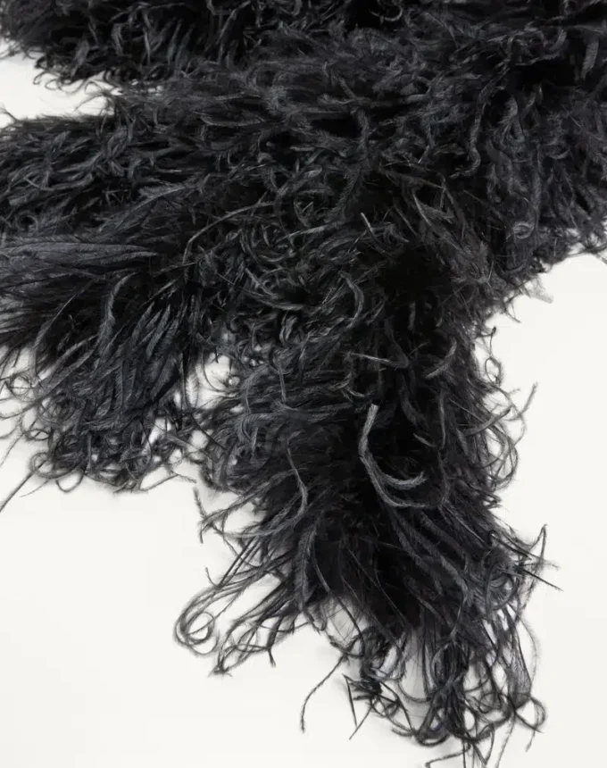 Écharpe Valentino en plumes d&rsquo;autruche et de dinde