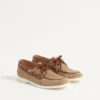 Chaussures bateau en cuir croûte et nappa Palm Avenue