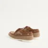 Chaussures bateau en cuir croûte et nappa Palm Avenue