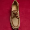 Chaussures bateau en cuir croûte et nappa Palm Avenue