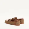 Chaussures bateau en cuir croûte Palm Avenue