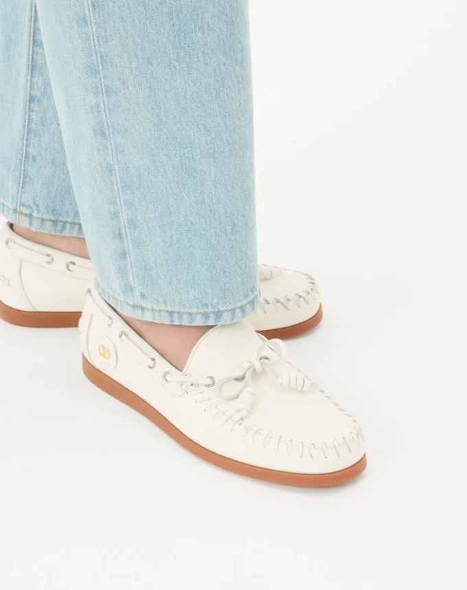 Chaussures bateau en cuir de buffle Palm Avenue